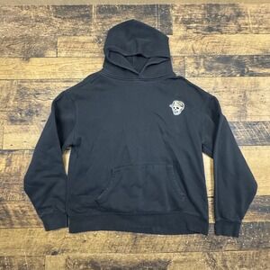 Devereux Golf Mens Black Skull Graphic Pullover Hoodie Sweatshirt Medium‎